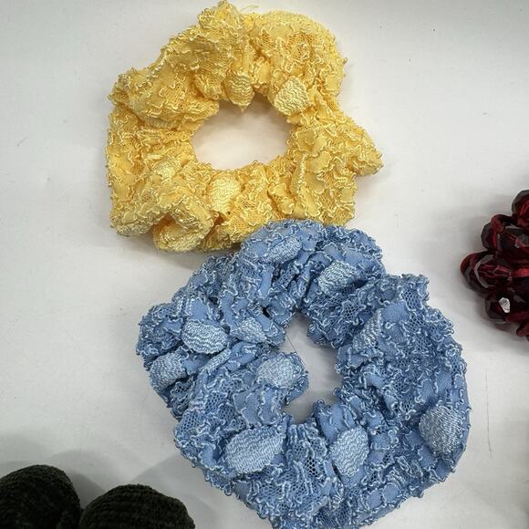Lot 27 Pc VTG 90s - Modern Hair Scrunchies Headbands Oversized Lace Chiffon‎ main image 8